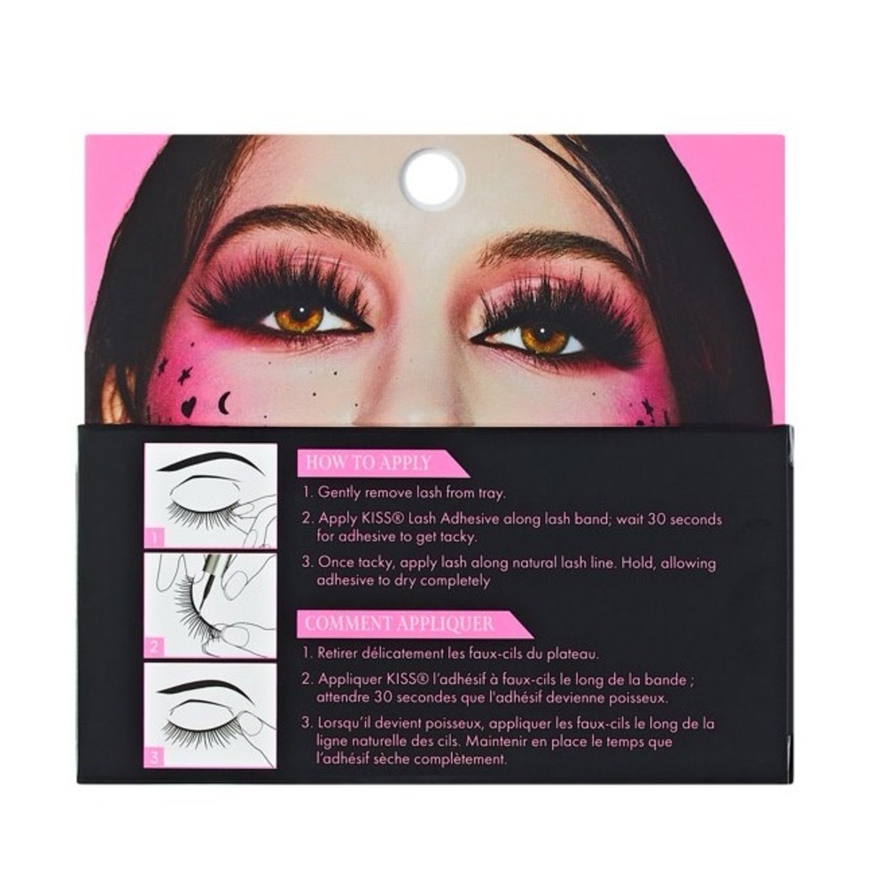 NWT KISS Halloween Limited Edition Scary Clown False Eyelashes, Trouble maker - Picture 2 of 3